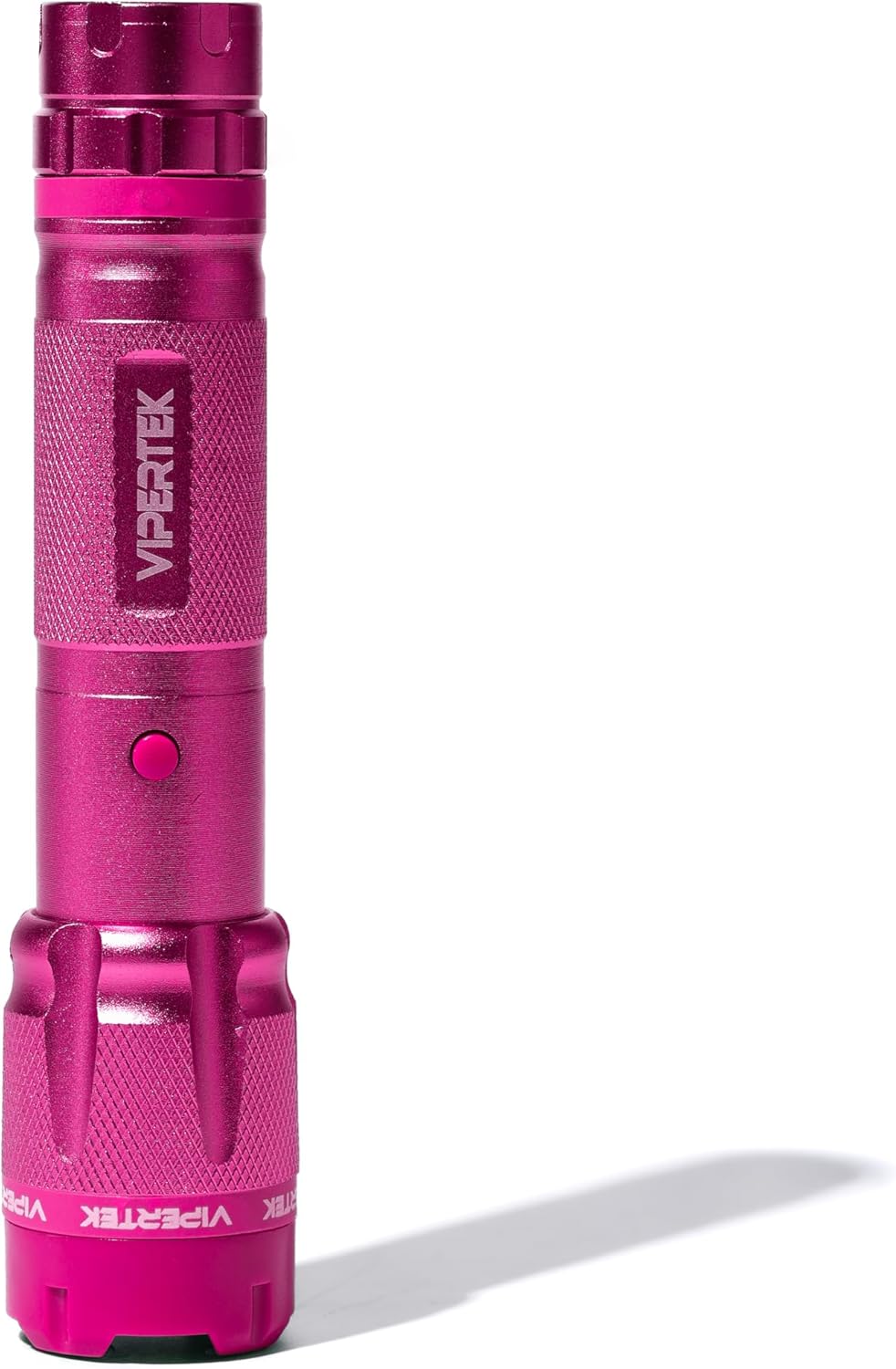 VIPERTEK VTS-T03 Stun Gun - Rechargeable Self Defense Device with LED Flashlight | Pink Color
