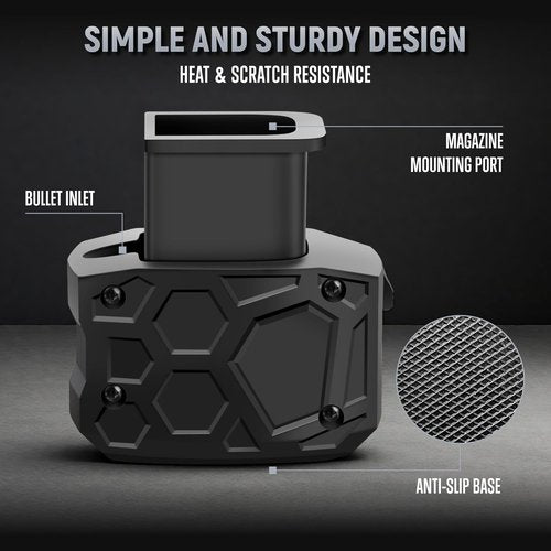 Glock Magazine Speed Loader - Rapid 9mm/.40 SW Loader for Glock Models 17-47 | Efficient & Quick Loading