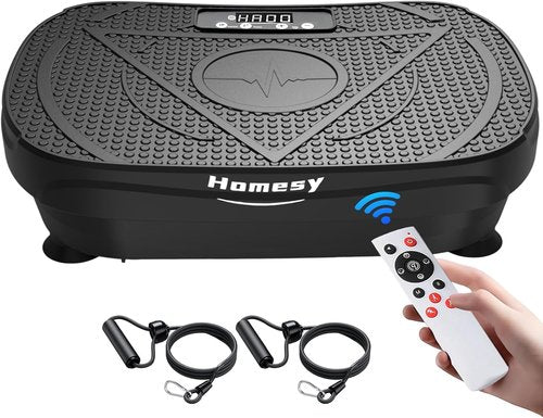 Homesy Vibration Plate - Full Body Shake Machine for Lymphatic Drainage & Fat Burning | Home Fitness Equipment