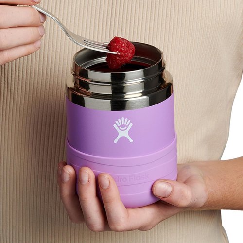 Hydro Flask Insulated Food Container - 12 Oz Snack Jar for Kids - Stylish Anemone Purple Lunch Box