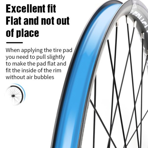 Phidinova Tubeless Bicycle Wheel Rim Tape 700C Advanced, Bike Rim Tape Blue Roll for Anti Puncture Vacuum Tubeless Tire Pad MTB/Road Rim Wheel Strip Tape Length 10m Width 29mm