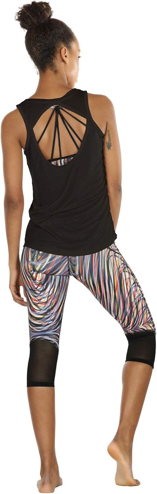 Icyzone Women's Yoga Tank Tops - Lightweight, Breathable Open Back Design for Ultimate Comfort