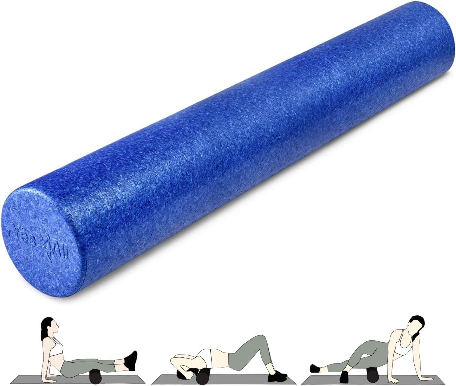 Yes4All High-Density EPP Foam Roller - Versatile Exercise Tool for Yoga, Pilates & Stretching | 12-36 Inch Sizes