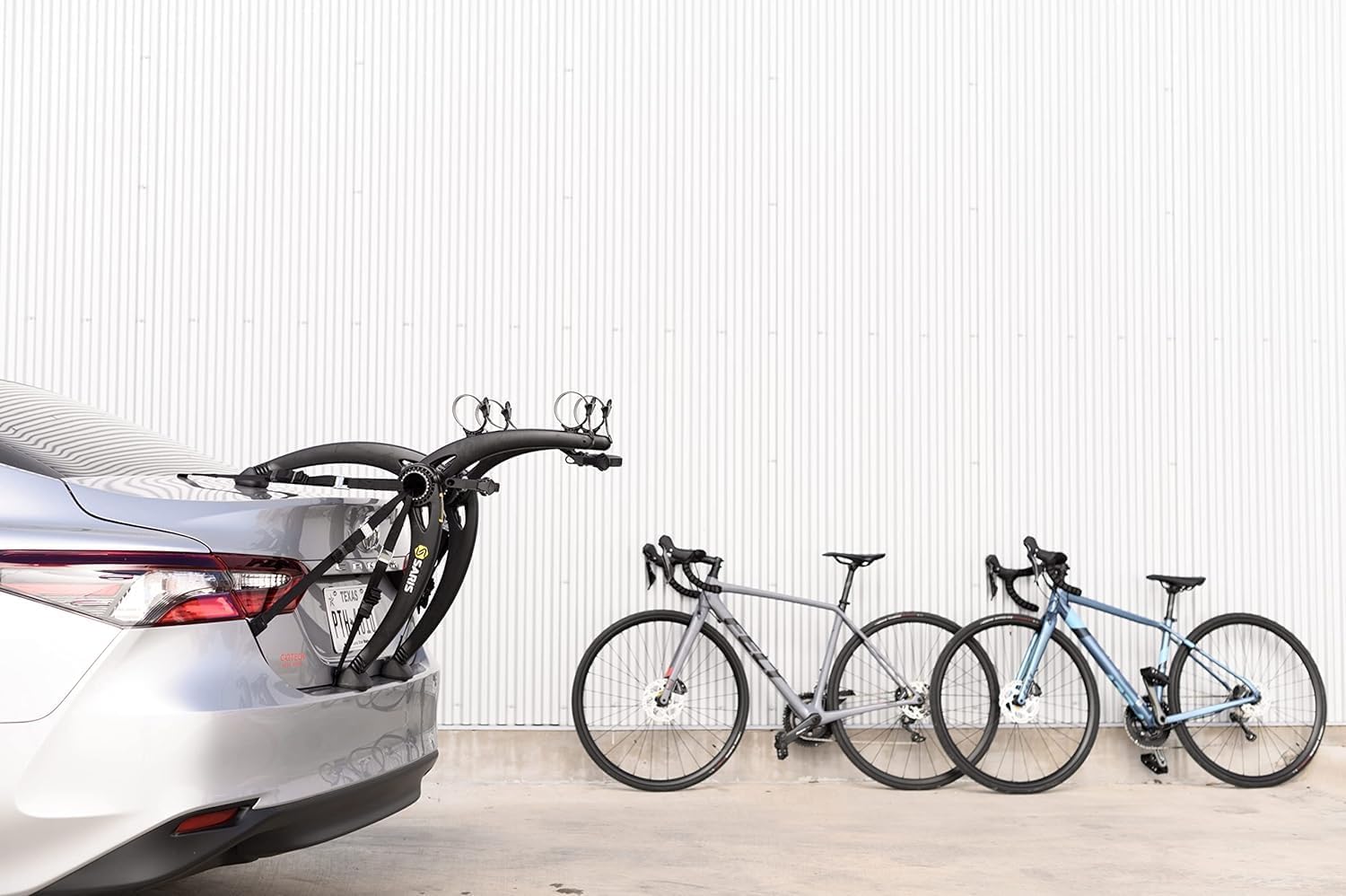 Saris Bones Bicycle Rack Carrier - Mounts 2 Bikes, Durable & Rust-Free, Fits Most Vehicles, Black