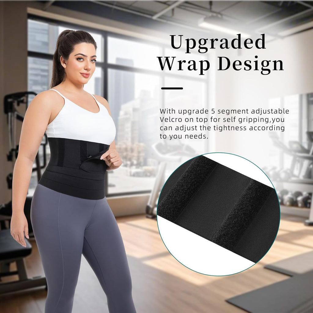 Skiennix Waist Trainer for Women - Plus Size 2025 Upgrade for Long Torso & Adjustable Comfort