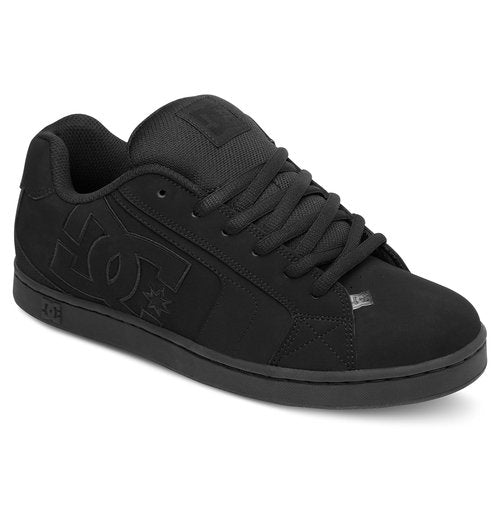 DC mens Net Skate Shoe, Black/Black/Black, 11 US