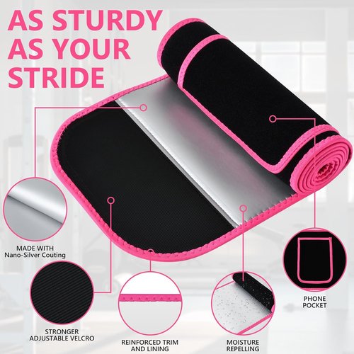 MORECOO Waist Trainer - Sculpting Sweat Band for Stomach & Waist Trimming | Ideal for Workouts