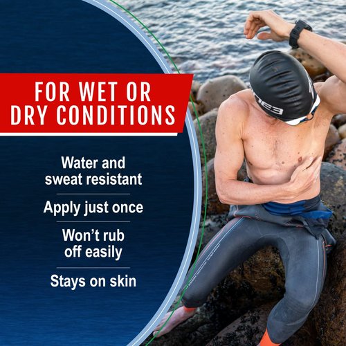 Squirt Barrier Balm for Chafing Relief - Body Anti Chafe Balm for Cycling & Endurance Sports - Water & Sweat Resistant Anti Chaffing Cream for Men & Women - Skin Friction Defense - 10 x 6g Sachets
