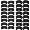 TiciKim 16 Pcs Bicycle Handlebar Rubber Gasket Fits 22.2/25.4 to 31.8 mm Bike Handlebar Extender Anti-Vibration Non-Slip Lightweight Durable Handlebar Stem Shim Spacer Adapters