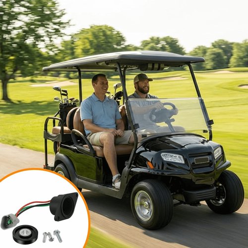 High Speed Magnet Speed Sensor Fit for Club Car IQ DS Precedent 2004+ Tempo 2018+ 48V Electric Golf Cart with ADC Motor Includes Screws, OEM# 102704901 102265601