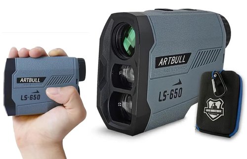 Golf Range Finder with Slope 650M 710Yards 5 Modes ±0.5 yd Accuracy Flag-Lock Pin 6X Magnification Laser Distance Meter for Hunting Monocular Rangefinder