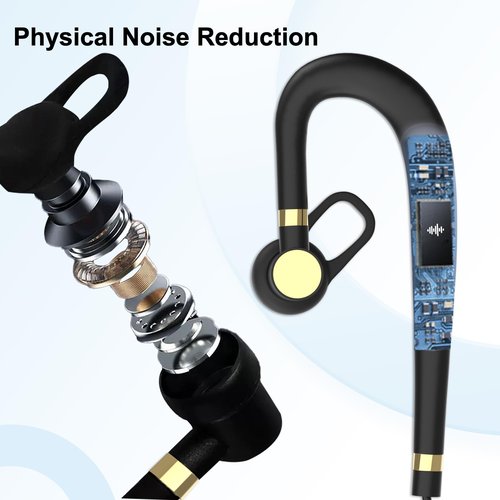 HAOO 3 Pack Air Acoustic Tube Walkie Talkie Headset, Adjustable Type-C Earpiece for Sinorise and Airotalk Mini Walkie Talkie