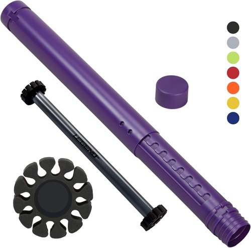 Legend Arrow Tube Case - Adjustable Holder for Hunting & Target Shooting | Extendable Design with EVA Foam Separators for 12 Carbon Arrows