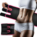 Skiennix Sweat Waist Trainer - Adjustable Waist Trimmer Belt for Effective Workout | Unisex Fitness Wrap