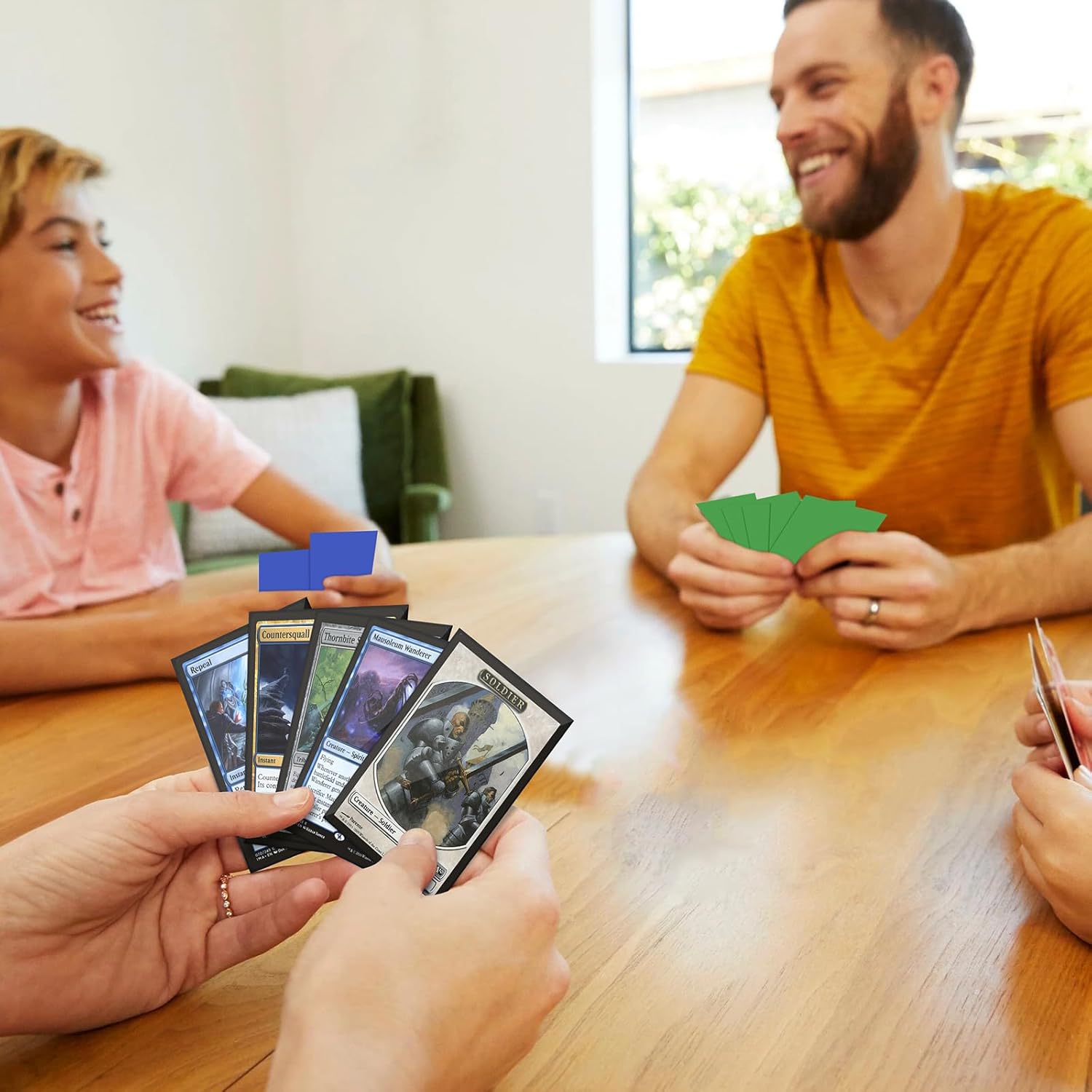 Skiennix 400 Pack Card Sleeves - 200 Matte Black & 200 Perfect Fit for Double-Sleeving | Ideal for MTG & TCG