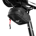 WOLFILIST Compact Cycling Saddle Bag - Fits Under Bike Seat for easy storage - Road Bike & Bicycle Seat Bag - Tiny Durable & Water-resistant (Mini)