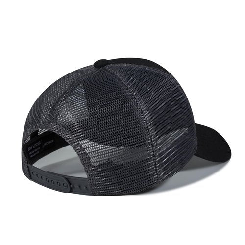 American Flag Trucker Hat - Snapback Hat, Baseball Cap for Men Women - Breathable Mesh Side, Adjustable Fit - for Casual Wear Black/Dark Gray