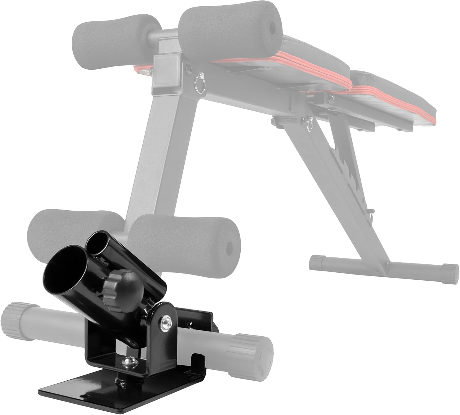 Skiennix T-Bar Row Platform - 360° Swivel for 1” & 2” Olympic Bars - Enhance Your Workout