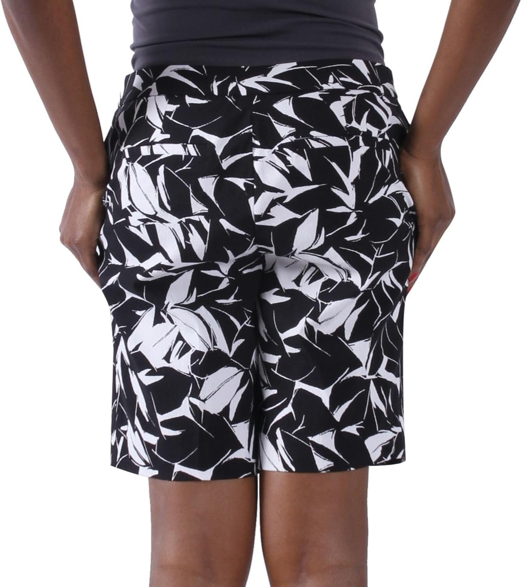 Skiennix Golf Shorts for Women - 9-Inch Dress Shorts with Pockets for Hiking & Outdoor Activities