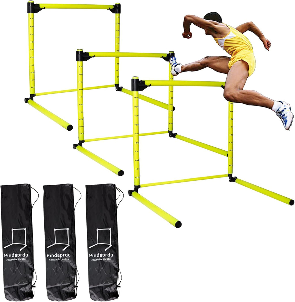 Skiennix Adjustable Hurdles - Detachable Agility Training Equipment for Indoor & Outdoor Use | Perfect for Soccer & Basketball Athletes