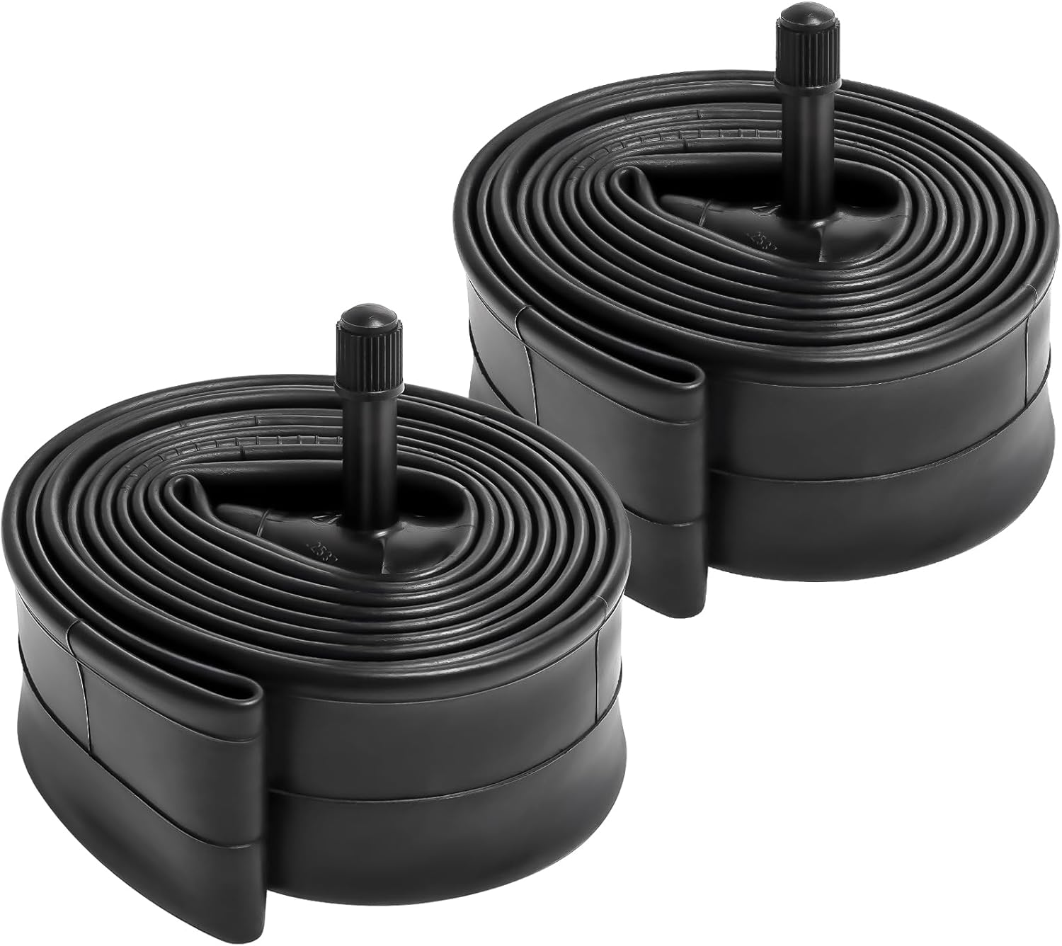YUNSCM 24" Bike Tubes - Durable 24x1.75/2.125 AV32mm Schrader Valve for 24" Bicycles