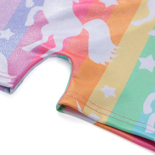 HOZIY Gymnastics Leotards for Girls - Unicorn, Rainbow & Mermaid Designs | Toddler Sizes Available
