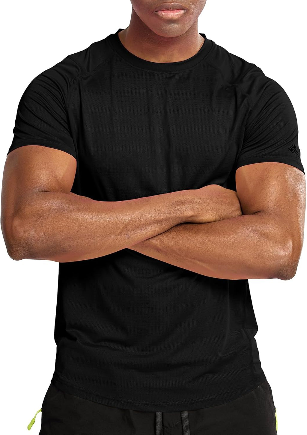 Zengjo Men's Athletic T-Shirt - Quick Dry Short Sleeve Workout Top for Running & Gym