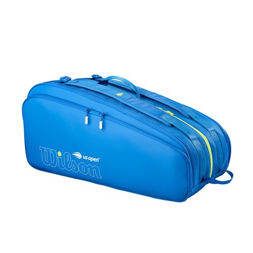 Wilson US Open Tour Tennis Backpack - Holds up to 2 Rackets, Blue