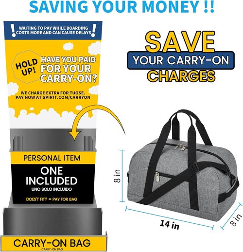 Apenze Small Gym Bag - Lightweight 14-Inch Mini Duffel for Travel & Sports | Light Grey