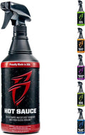 Boat Bling Hot Sauce Hard Water Spot Remover - Premium High-Gloss Wax Sealant, 32 oz. Black