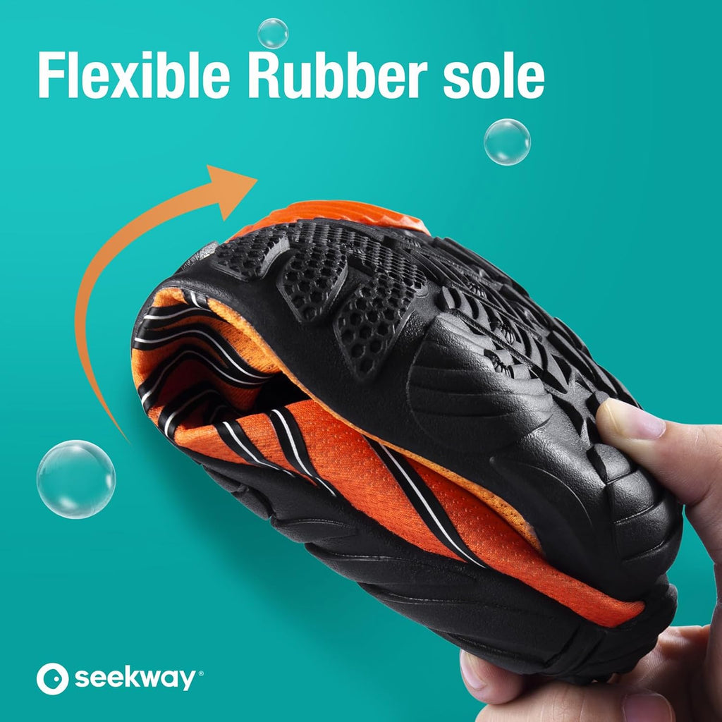 SEEKWAY Water Shoes - Quick-Dry Aqua Socks for Men & Women | Ideal for Beach, Pool & Hiking