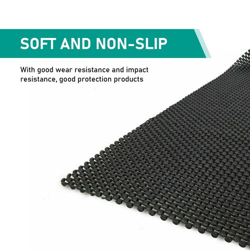 Sodcay Pack-1 Car Trunk Anti-Slip Mat, 3.93 Ft x 3.28 Ft Multi-Function Flexible Cuttable Roof Table Protector, Waterproof Anti-Scratch Foldable Vehicle Cargo Net Mat, Universal for Cars Home (Black)