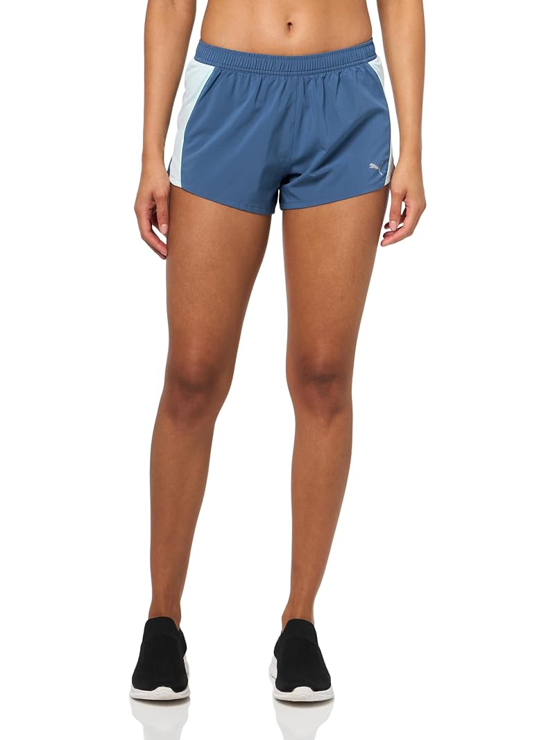 Puma Womens Run Favorite Velocity 3 Inch Shorts - Dark Indigo, Medium