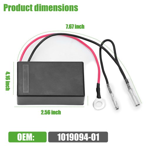 10L0L RPM Rev Limiter for Club Car DS & Precedent 1997-Up Gas Golf Cart FE290 FE350 Engine, Waterproof Replacement for OEM 1019094-01 1016511, Club Car Parts