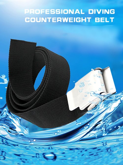 VILEMALEN Dive Weight Belt - Secure and Adjustable Scuba Diving Belt, Black