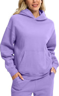 G Gradual Oversized Fleece Hoodie for Women - Casual Athletic Pullover with Pocket