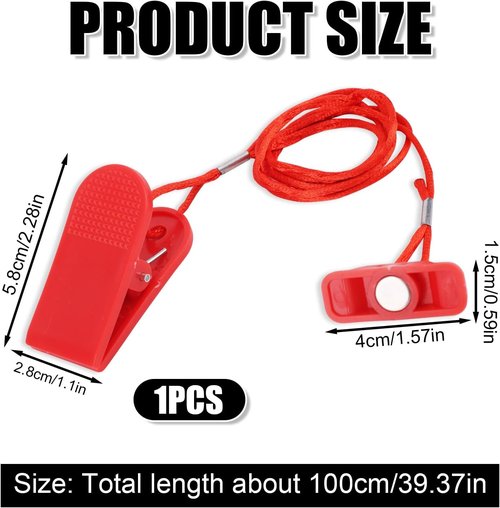 Magnetic Safety Switch | Universal Treadmill Emergency Stop for Most Running Machines