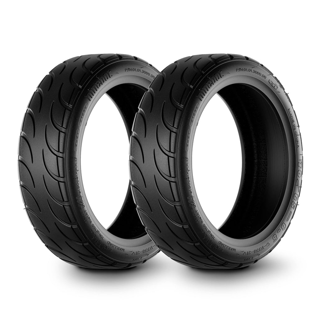 stio 2PCS 10.5 inches Tubeless Tire 70/65-6.5 Compatible with Ninebot by Segway S/Mini PRO Scooter Rubber Outer Non-Slip Tire Lightweight Scooter Tyre Original Accessories