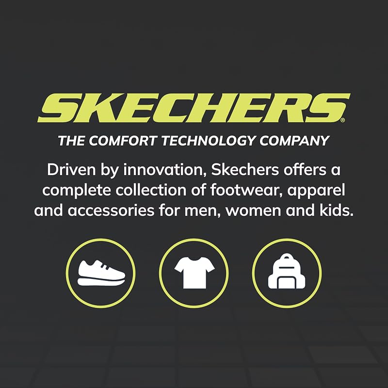Skechers Men's Cushioned Crew Socks 6-Pack - Black/White, Size 10-13