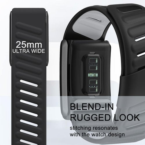 surundo Silicone Sport Band Compatible with Whoop 4.0 Band Strap Men Women, Soft Breathable Sport Adjustable Waterproof Replacement Wristbands Straps for Whoop 4.0 Bands