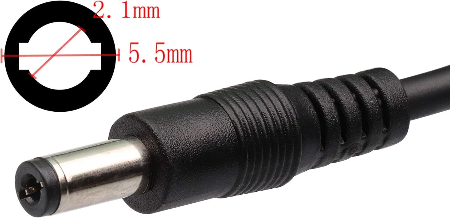 42V 2A Fast Charger for 36V Li-ion Batteries - Compatible with Razor, Jetson, Gotrax | 1 Prong DC-Round Port