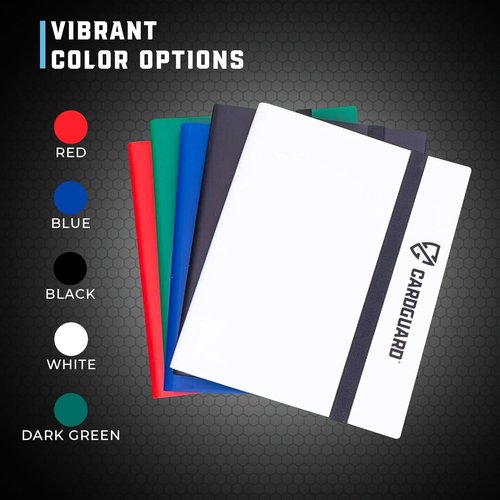 CardGuard Trading Card Binder Pro-Folio - Durable 9 Pocket Album for Pokémon, YuGiOh, MTG & Sports Cards - Black