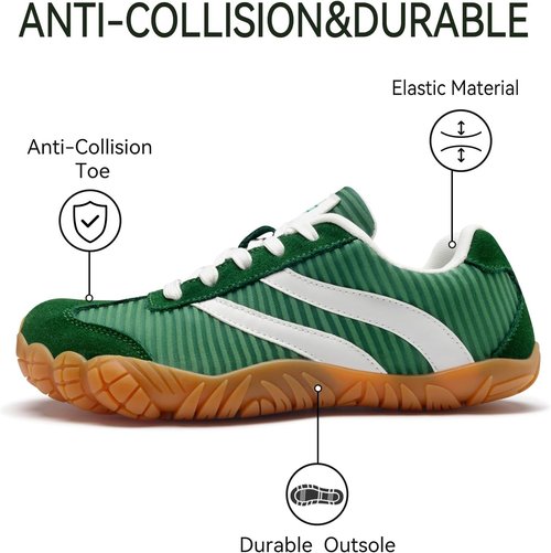 **Skiennix Barefoot Shoes | Casual Sneakers with Wide Toe Box | Lightweight & Breathable Unisex Design**