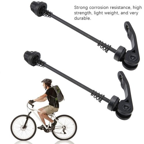 Tomotato Bike Quick Release Skewers, Aluminum Alloy Quick Release Axle with Smooth Action for Mountain and Road Bikes, 2 Pairs Front/Rear Wheel Hub Accessories for Cycling Enthusiasts