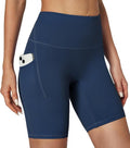 IUGA High Waisted Biker Shorts for Women - Tummy Control Yoga & Workout Shorts with Pockets | 8" Spandex