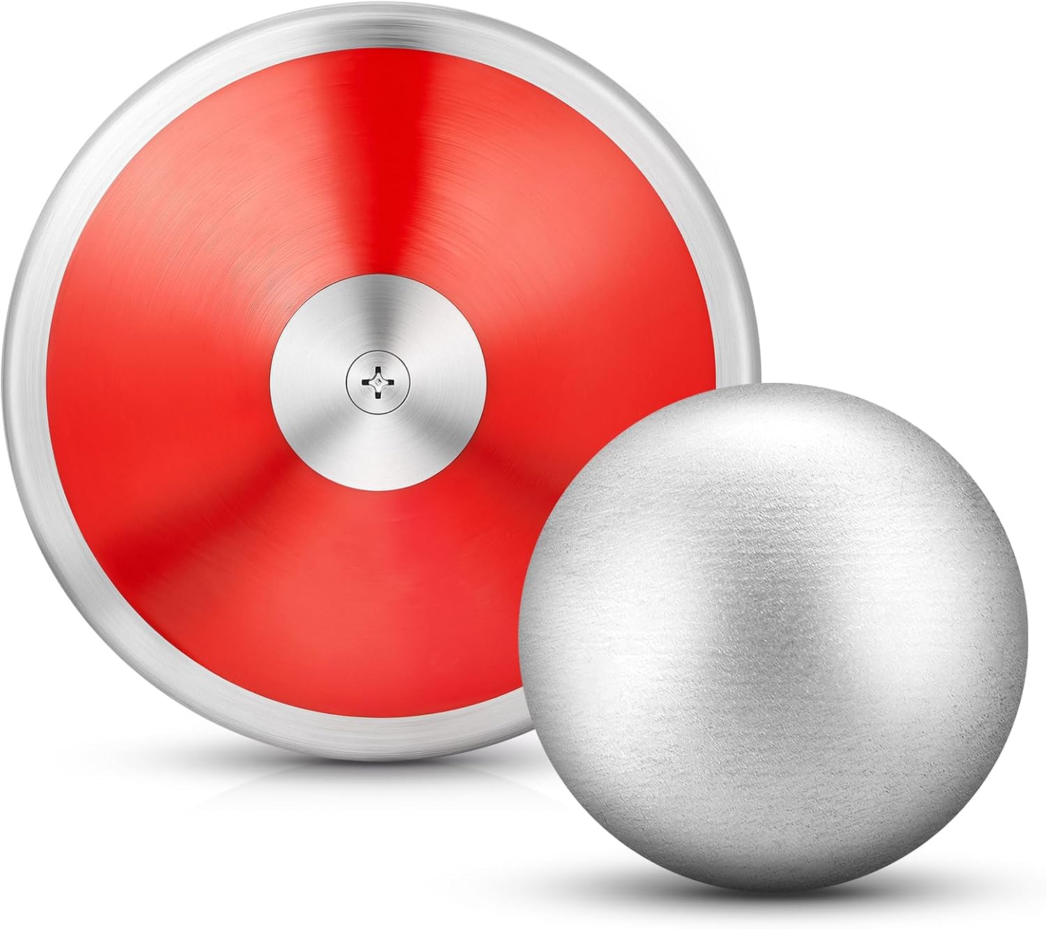 Skiennix Throwing Discus & Iron Shot Put Ball Set - Ideal Training Equipment for Beginners | Outdoor Practice