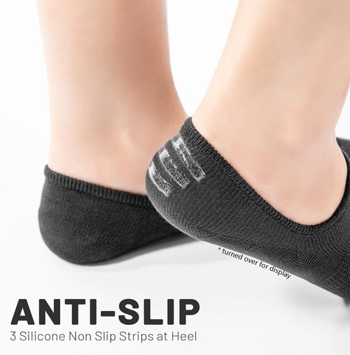 IDEGG No Show Socks - Anti-Slip Low Cut Ankle Socks for Men & Women | Casual Invisible Liner