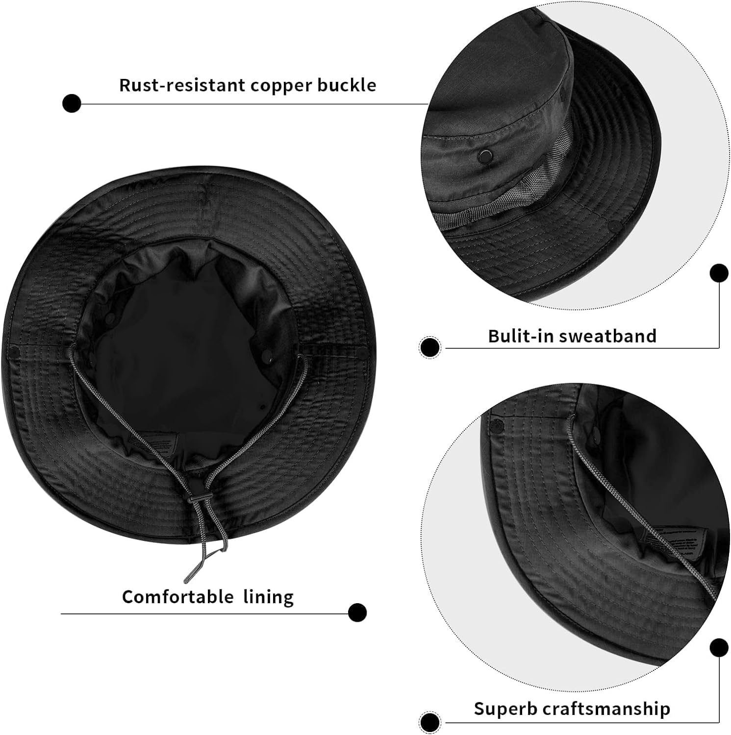 Skiennix Bucket Hat - UPF 50+ UV Protection for Men & Women | Foldable Boonie Hat for Summer Adventures