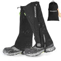 ROCKBROS Snow Boot Leg Gaiters for Hiking Waterproof Leg Gaiter for Skiing Walking Snow Boot Gaiters Tear Resistant Adjustable Gaiters