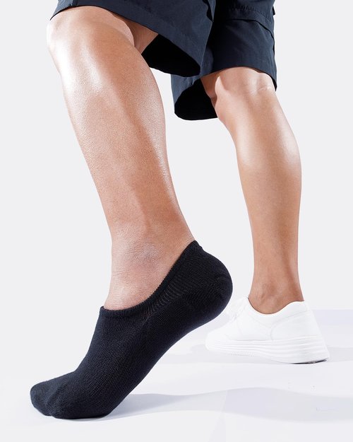 IDEGG No Show Socks for Men - Low Cut Ankle Athletic Socks with Non-Slip Grip | Comfortable Fit